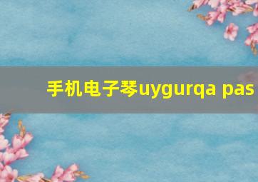 手机电子琴uygurqa pas